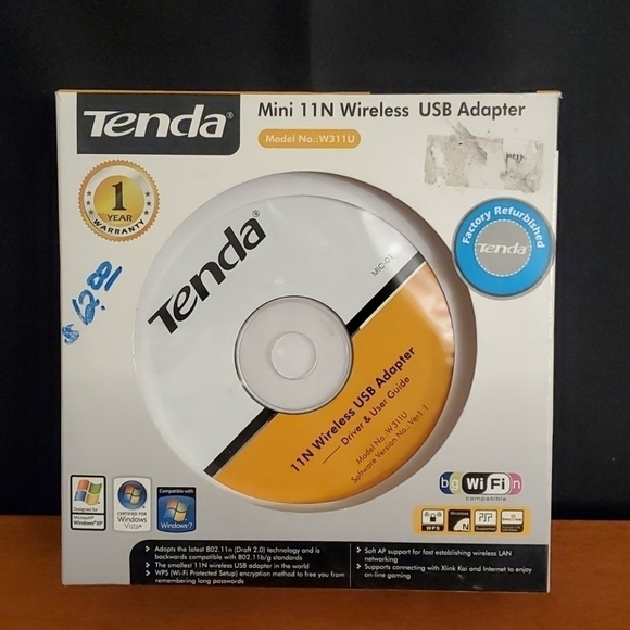Mini 11N wireless USB Adapter - Picture 1 of 4